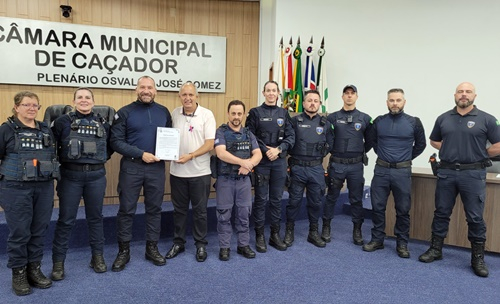 Ato de bravura de Guarda Municipal é reconhecido na Câmara